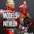 020720 - Wicked - more models 02.jpg Wicked Marvel Hulk 3d Sculpture: Avengers STL ready for printing