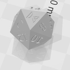 D20 - Hourglass.jpg STL file D20 Hourglass・3D printable model to download