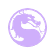 LOGO MK.stl LOGO MORTAL KOMBAT SILHOUETTE
