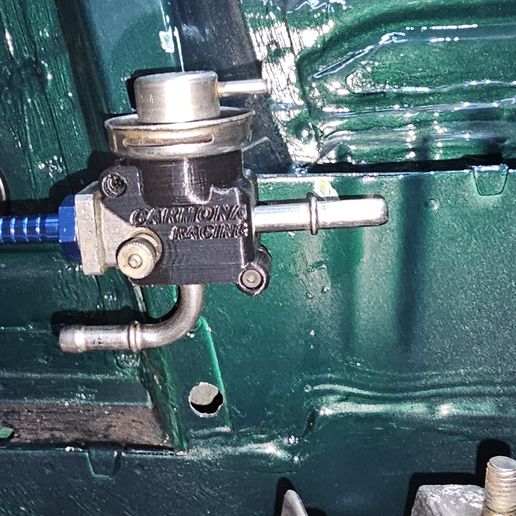 bmw e30 s54 fuel pressure regaulator (fpr) bracket 3D model