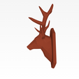 Low-Poly-Deer-Head-Wall-Mount-3.png Low-Poly Deer Head Wall Mount - Geometric Stag Trophy STL