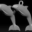 a14.jpg Porta-chaves golfinho - Modelo de impressão 3D de golfinho