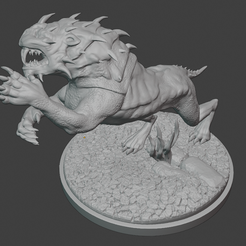 untitled.png Free STL file Caragor from Middle Earth Vidogame・3D printable object to download