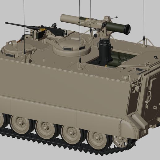 STL file M113 TOW 🪖 ・3D printer design to download・Cults