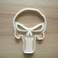 DSCN0114.JPG Punisher Skull Cookie Cutter Inspired By Punisher