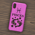 Case iphone X y XS Pisces1.png Case Iphone X/XS Pisces sign