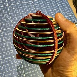 247d2489-c2c0-4377-b2ba-bb45638595f7.jpg Archivo 3D gratis Bola de Navidad para árbol de Navidad by Tüftlerbox・Modelo imprimible en 3D para descargar