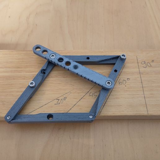 Adjustment angle, center finder, center marker, parallelogram