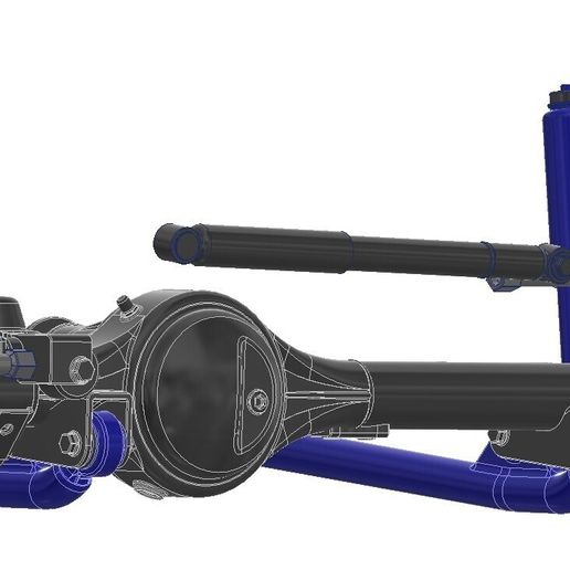 Suzuki Jimny Axle Suspension 1/24 - JB23 Fujimi