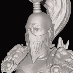 IMG_20230223_224833.jpg Free STL file Jenetia Krole (Bust) Knight-Commander of the Silent Sisterhood・3D printable model to download