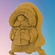 2.png Gnome,Santa Claus,3D MODEL STL FILE FOR CNC ROUTER LASER & 3D PRINTER