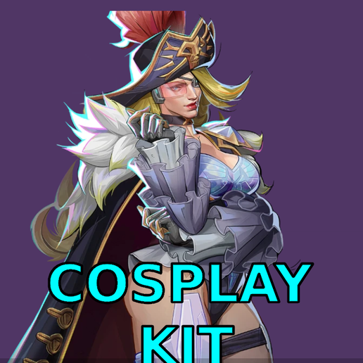 Cosplay Emma rost Black Queen Of Marauders costume Marvel Rivals Full armor and weapon Gun pistol Cosplay Kit , kitbash ALl in one