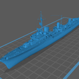 Z-46驱逐舰2.png Z-46 destroyer model ship