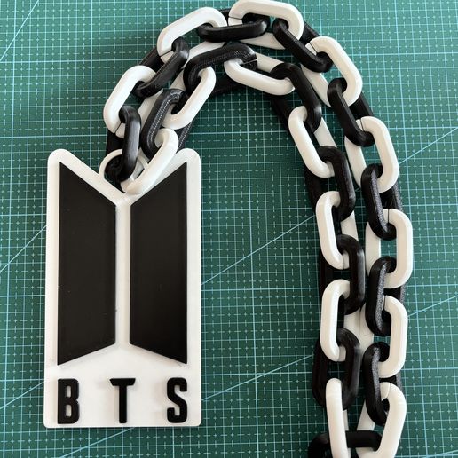 🎵 BTS K-POP GROUP CHAIN・ STL File for 3D printing・Cults