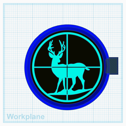 Buck-bullseye.png STL file Buck bullseye・3D printable model to download