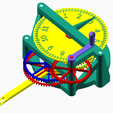 Bild_27.png Archivo STL Reloj de péndulo de 7/14 días con disco indicador・Plan imprimible en 3D para descargar, dflemmig