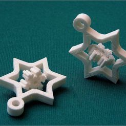 MA_DSC08477.jpg Archivo STL gratis Copo de nieve giroscópico optimizado (pequeño)・Plan de la impresora 3D para descargar