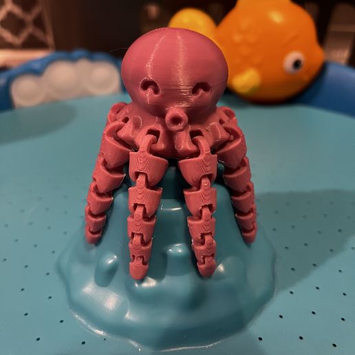 3D printed Cute Mini Octopus • made with Voxelab aries • Cults