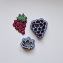 20230129_155558.jpg STL file Grape - Polymer Cutter (Clay Cutter)・3D print model to download