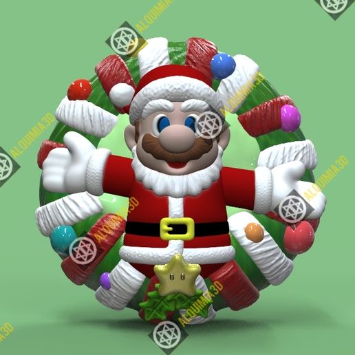 🎮 Mario garland・ OBJ File for ・Cults