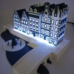 resize-60ac1ffb-ed70-4ce6-a334-a1a57584bf86.jpg Fichier STL Maisons bleues de Delft - Pays-Bas・Modèle à imprimer en 3D à télécharger