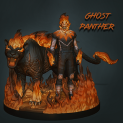 M49.png OBJ file Ghost Panther - MCP Scale・3D printing template to download