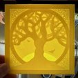 yellow-lightbox.jpg Yggdrasil Sunset - Norse World Tree Diorama and Light Box - Nightlight (personal use)