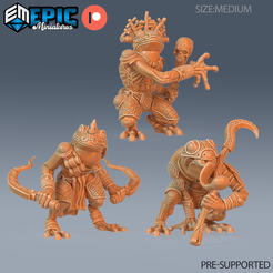 Poison-Frog.png Набор ядовитых лягушек ‧ DnD Miniature ‧ Tabletop Miniatures ‧ Gaming Monster ‧ 3D Model ‧ RPG ‧ DnDminis ‧ STL FILE