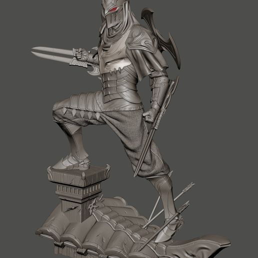🗿 Zed League of Legends Statue 3D print model・ STL File for 3D printing ...