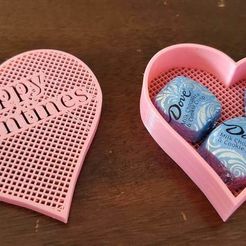 20200202_161740.jpg Archivo STL gratis Caja de San Valentín (Tapa Feliz San Valentín)・Plan de la impresora 3D para descargar