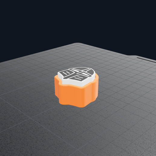 Military Tactical Fidget Clicker - closed barbute  (Includes SVG File + Editable Bambu Studio Color Project)
