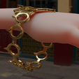 RENDER.png Bracelet DRAGON 3D print model (Seven Deadly Sins)