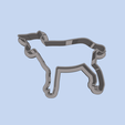 model-1.png American Pygmy Goat (2) COOKIE CUTTERS, MOLD FOR CHILDREN, BIRTHDAY PARTY