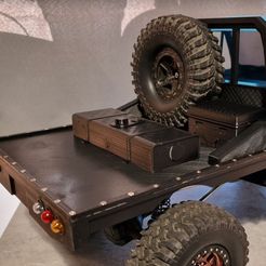 3.jpg STL file 1/10 Scale Flatbed and Rack for 313mm Element Enduro Chassis - MIJBITS・3D printable design to download