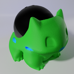 A.png ALEXA ECHO DOT HOLDER SUPPORT BASE BULBASAUR INSPIRED