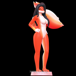 1.png 3D file Hot Fox SFW・3D printing template to download