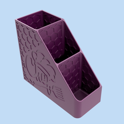 utensil_holder_without_base_01.png STL file Hex Chef Utensil Holder・3D printing idea to download