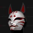 10.jpg Aragami 2 Mask - Kitsune Mask - Halloween Cosplay