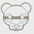 osito 2.png STL file Cute Bear COOKIE CUTTER・3D printer design to download