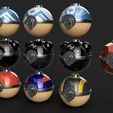 Hisuian-Poke-Balls-Full-Render-2.jpg Pokemon - Assorted Hisuian Poke Ball Set - 10 Models