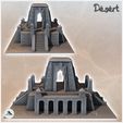 4.jpg Egyptian Temple with Obelisks and Access Stairs (3) - Canyon Sandy Landscape 28mm 15mm RPG DND Nomad Desertland African