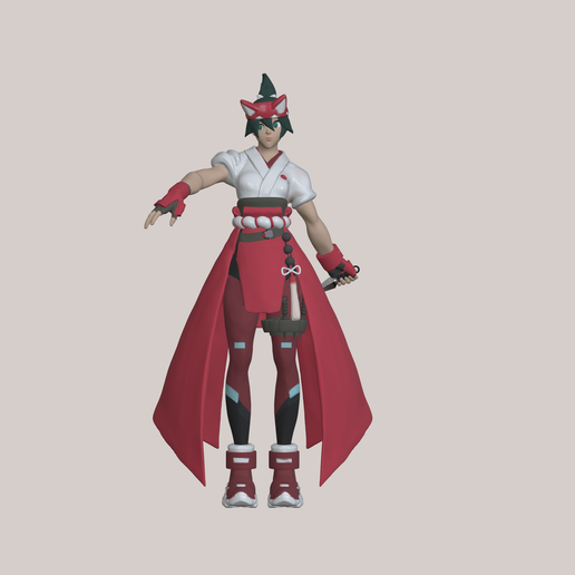 🥷 Kiriko overwatch・ STL File for 3D printing・Cults