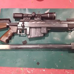 66290533_10157182447628886_1270532582643073024_o.jpg STL file Fallout AMR Anti-Material Rifle・Design to download and 3D print