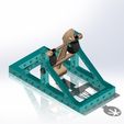 3.jpg CATAPULT PLASTIC 3D MODEL CNC, ANCIENT STONE TOY FOR CHILDREN, DIY TOY PRINTS 3D