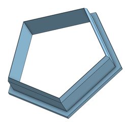 Sin-título-1.jpg Archivo STL Cortante pentágono para galletas・Plan para descargar y imprimir en 3D