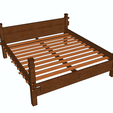 0.png Slatted base BED SLEEP DREAM 3D MODEL MATTRESS REST PILLOW CUSHION