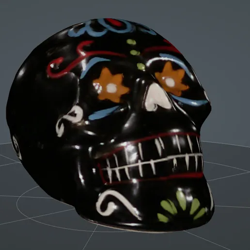 Caveira do Dia dos Mortos