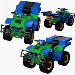 portada7.png ATV QUAD 3D MODEL - OBJ - FBX - 3D PRINTING - 3D PROJECT - BLENDER - 3DS MAX - MAYA - UNITY - UNREAL - CINEMA4D - GAME READY Auto & moto RC Fahrzeuge Luft- & Raumfahrt