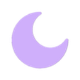 Moon.stl Moon Silhouette