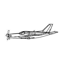 Socata-TBM.png STL file Socata TBM・3D print design to download